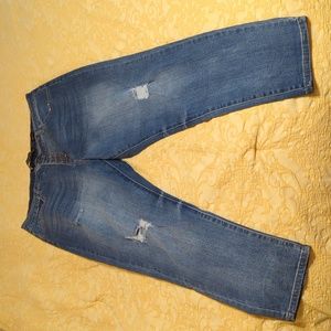 City Chic Crop Boyfriend Jeans SZ 18 EUC